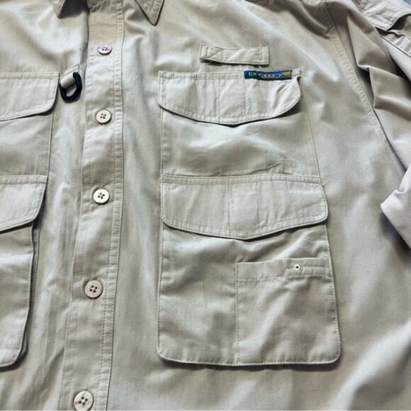 ExOfficio Outdoor Sport Adventure Travel Safari Long Sleeve Button Down Shirt - Picture 7 of 12